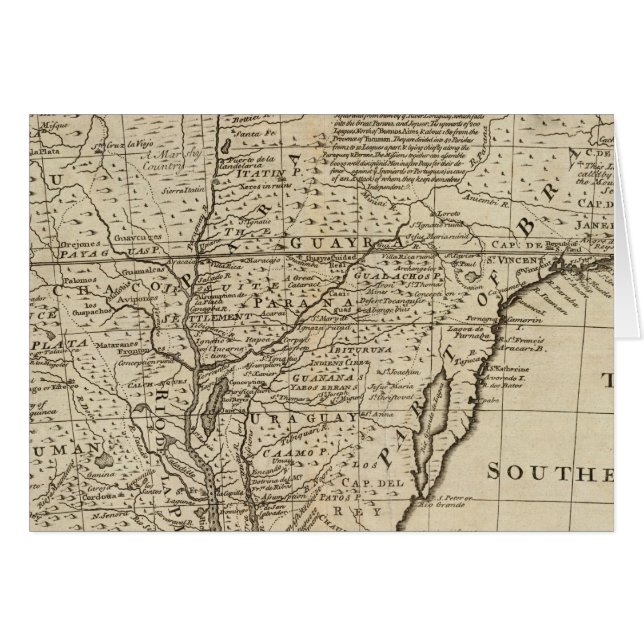 Paraguay Hälsningskort (Framsidan Horizontal)