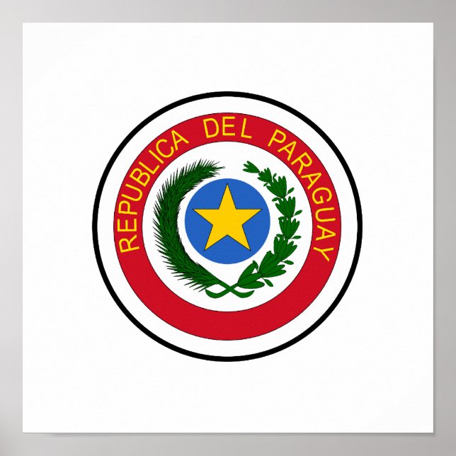 Paraguay Jackat av Arm Poster (Framsidan)