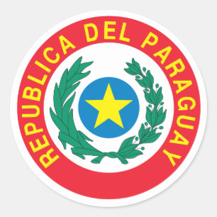Paraguay Jackat av Arm Runt Klistermärke