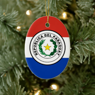Paraguay Julgransprydnad Keramik