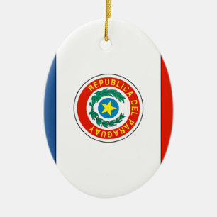 Paraguay Julgransprydnad Keramik