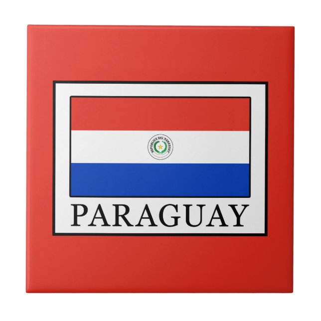 Paraguay Kakelplatta (Framsidan)