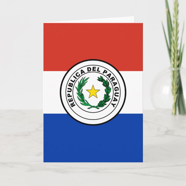 Paraguay Kort (Framsida)