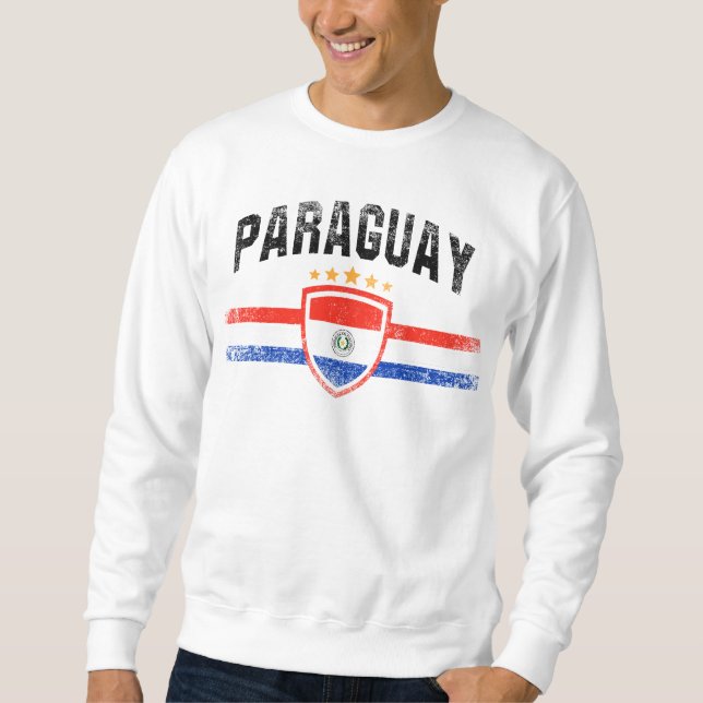 Paraguay Lång Ärmad Tröja (Framsida)