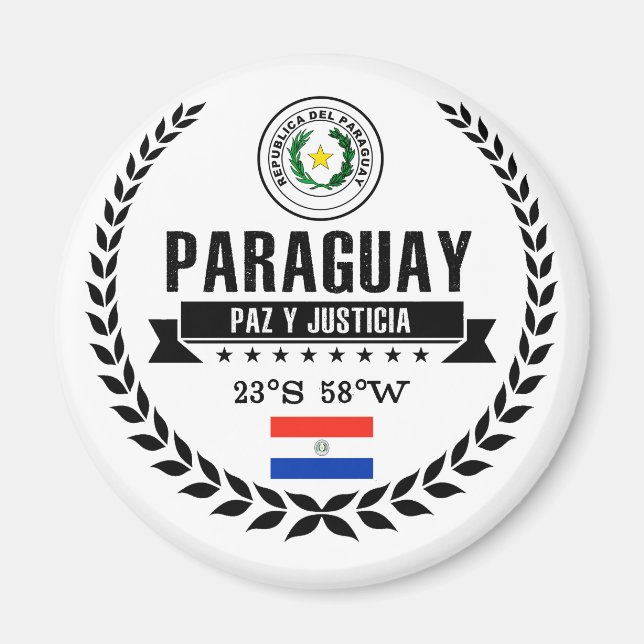 Paraguay Magnet (Framsidan)