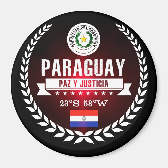 Paraguay Magnet (Framsidan)