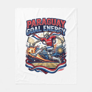 Paraguay Mål Energi Skelett Anfallare Nationer Fet Fleecefilt