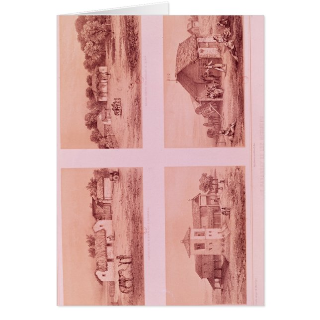 Paraguay och dess beskickningar hälsningskort (Framsidan)