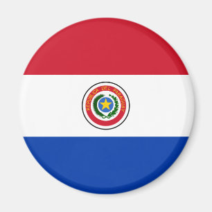 Paraguay Paraguay flagga Magnet