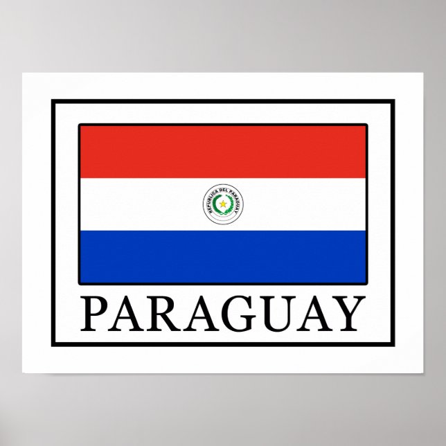 Paraguay Poster (Framsidan)