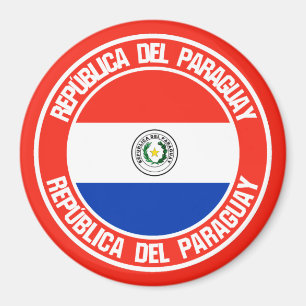 Paraguay rundaEmblem Magnet