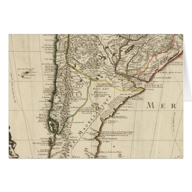 Paraguay, Sydamerika Hälsningskort (Framsidan Horizontal)