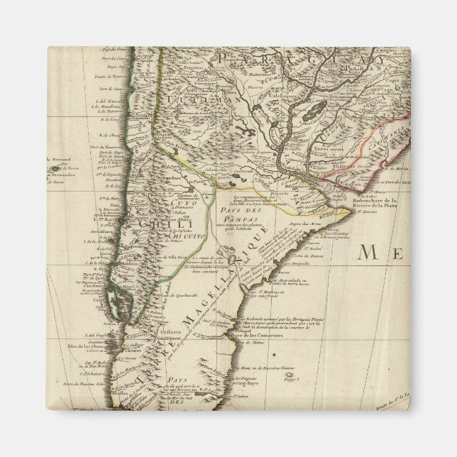 Paraguay, Sydamerika Magnet (Framsidan)