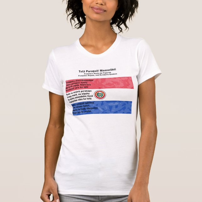 Paraguay - Tetã Paraguái Momorãhéi T-shirt (Framsida)