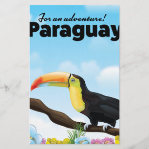 Paraguay Toucan-reseaffisch Brevpapper