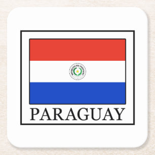 Paraguay Underlägg Papper Kvadrat