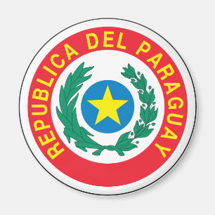Paraguay vapensköld magnet
