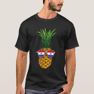 Paraguayanananas paraguay Flagga Sunglass Summ T Shirt