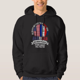 Paraguayansk Amerikan Vi Känner Platser Där Paragu Hoodie