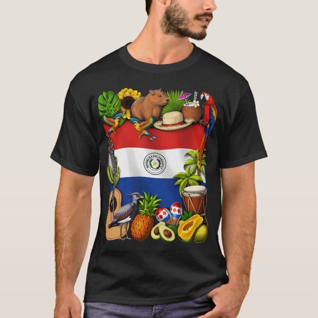 Paraguayansk arv t shirt (Framsida)