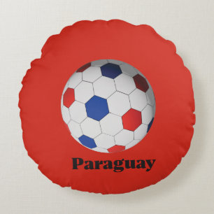 Paraguayansk fotboll rund kudde