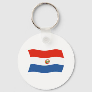 Paraguayansk Nyckelring med Flagga