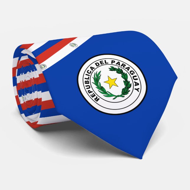 Paraguayanska Flagga & Seal, Paraguay-Flagga Slips (Rullad)