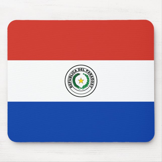 Paraguayanska flaggan musmatta (Framsidan)