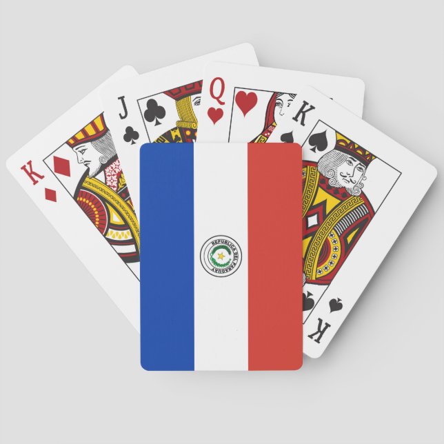 Paraguays flagga casinokort (Baksidan)