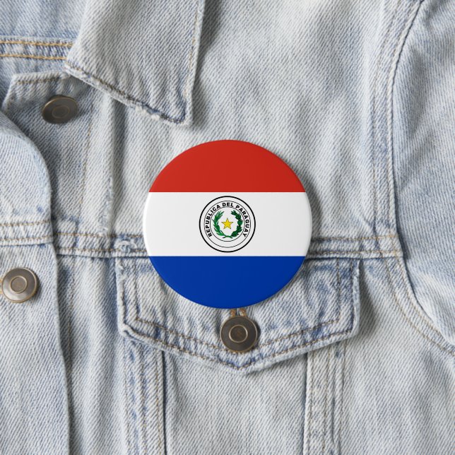 Paraguays flagga knapp (In Situ)