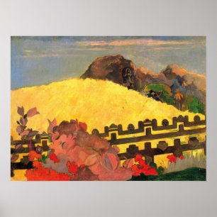 "Parahi Te Marae" - Paul Gauguin Print Poster