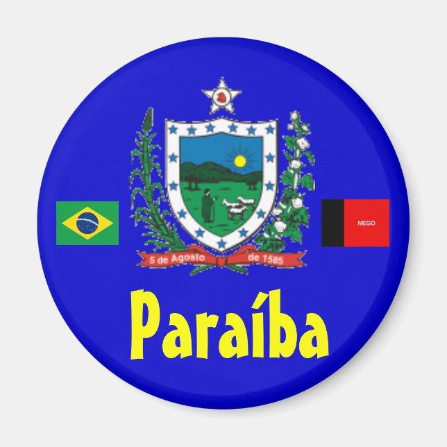 Paraíba Imã Brasilien Paraíba Magnet (Framsidan)