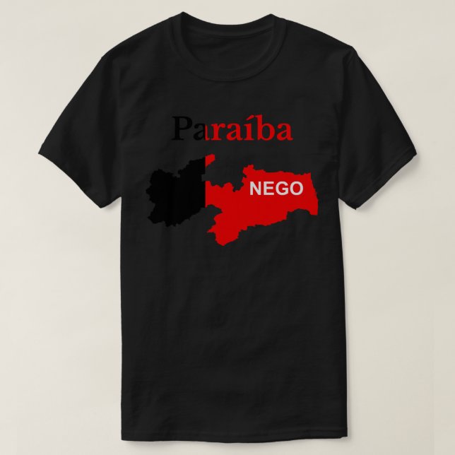 Paraiba State Brasilien T Shirt (Design framsida)