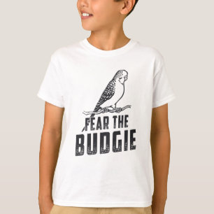 Parakeet Älskare fruktar Budgie Budgerigar Birds T Shirt