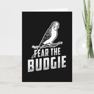 Parakeet Älskare fruktar Budgie Budgerigar Budgie Kort