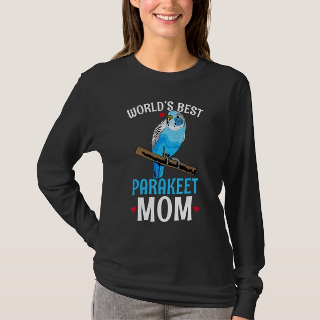 Parakeet Budgie T Shirt (Framsida)