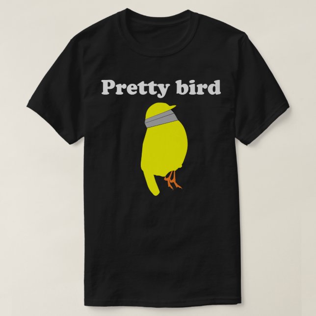 Parakeet Duct Taped Head T Shirt (Design framsida)