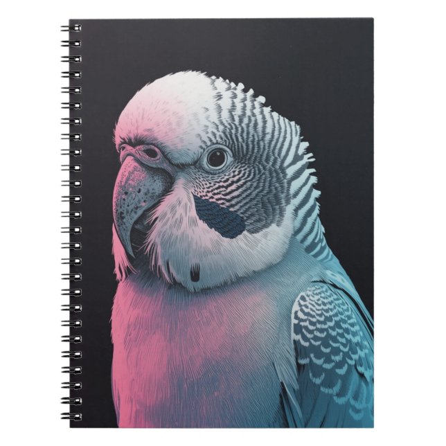 Parakeet | Notebook Journal Anteckningsbok (Framsidan)