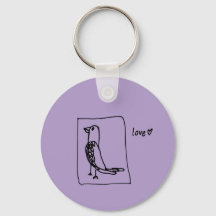 parakeet-nyckelkedja