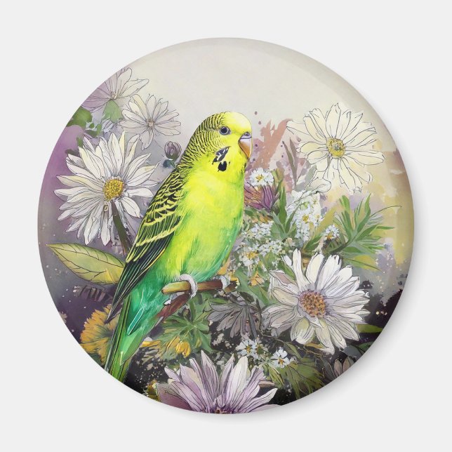 Parakeet och Daisys magnet (Framsidan)