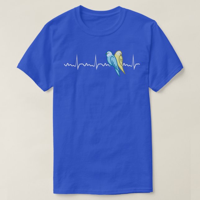 Parakeet Parrot Bird Quacker Älskare Gift 3 T Shirt (Design framsida)
