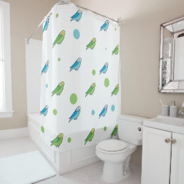 Parakeet Shower Curtain
