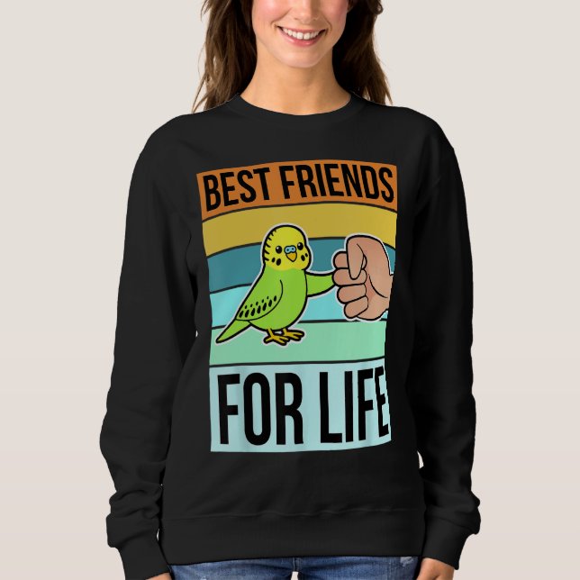 Parakeet Tshirt Budgie Items Bird Budgerigar Parro T Shirt (Framsida)