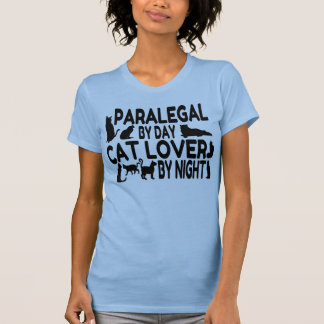 Paralegal Cat Lover Tee Shirt