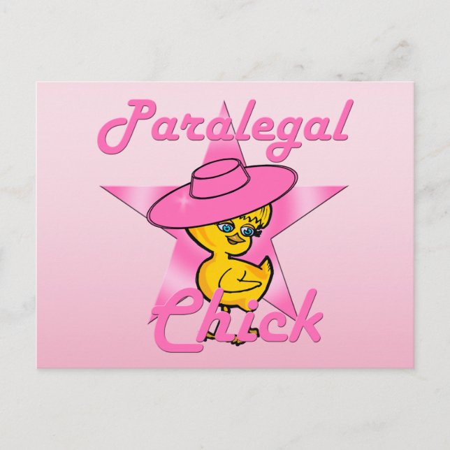 Paralegal Chick #8 Vykort (Framsida)