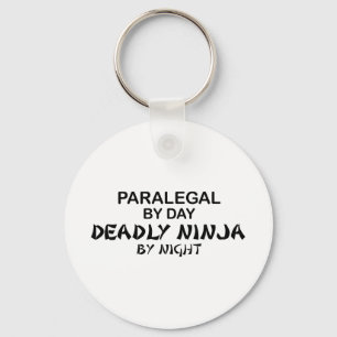 Paralegal dödliga Ninja vid natt Nyckelring