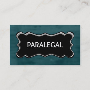 Paralegal Elegant Namn Plate Visitkort