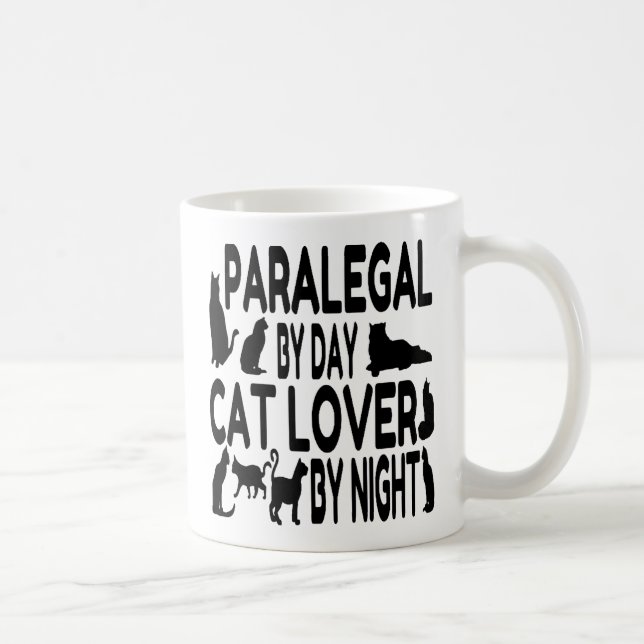 Paralegal Kärlek Cats Kaffemugg (Höger)