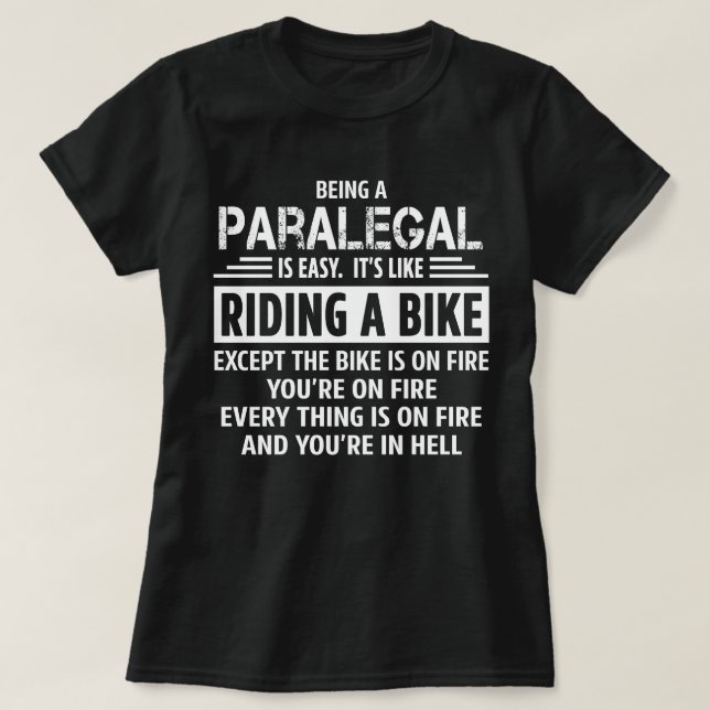 Paralegal T Shirt (Design framsida)