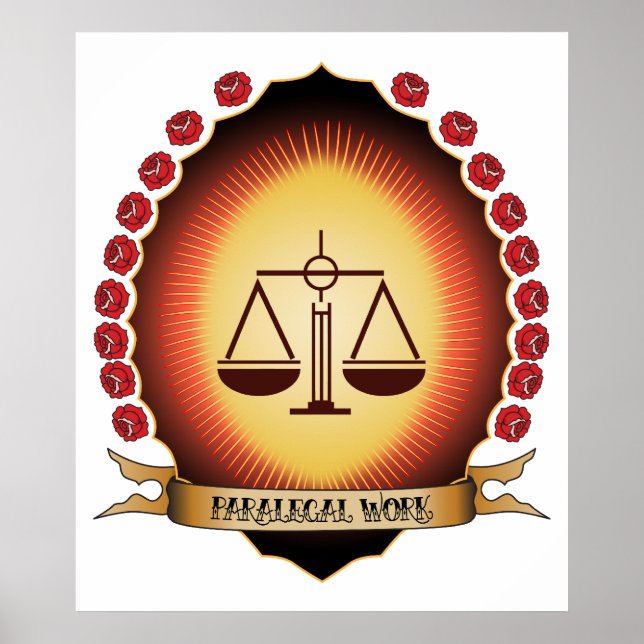 Paralegal Work Mandorla Poster (Framsidan)
